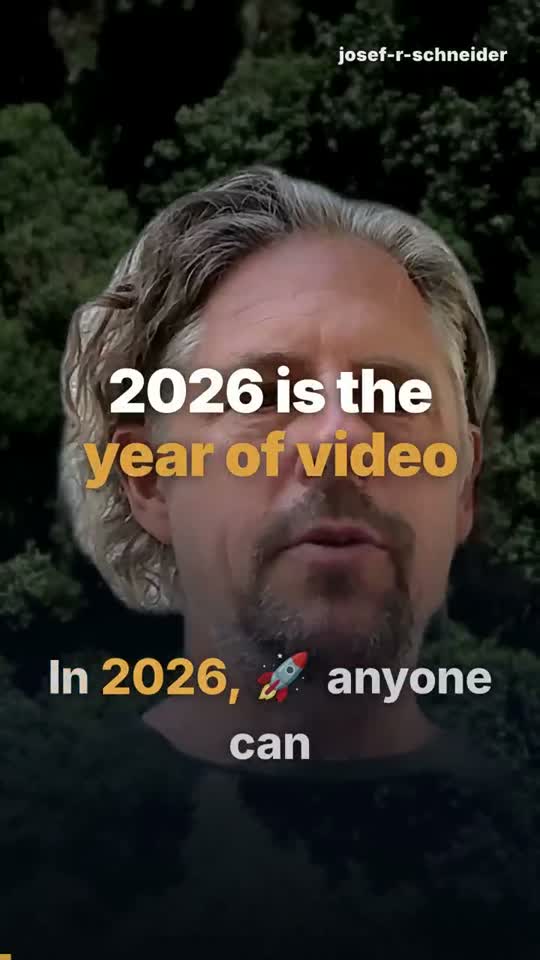 2026 is the year of video